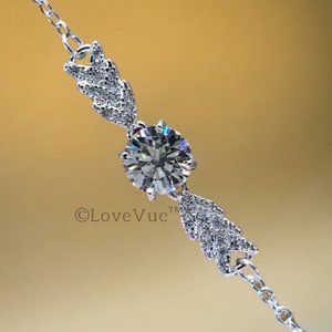 Certified 1ct. t.w. Diamond Brilliant Cut Wings Bracelet